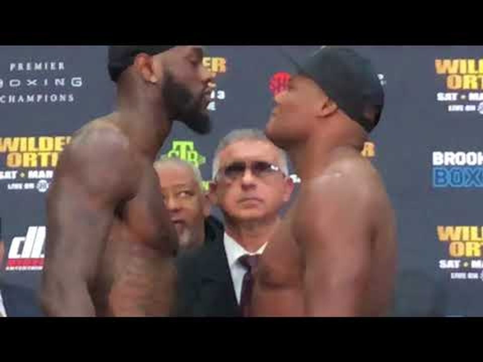 Deontay Wilder vs Luis Ortiz FACE OFF @ Weigh In