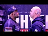 Dillian Whyte vs Lucas Browne FACE OFF | WBC Silver Heavyweight Title