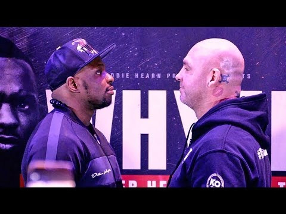 Dillian Whyte vs Lucas Browne FACE OFF | WBC Silver Heavyweight Title