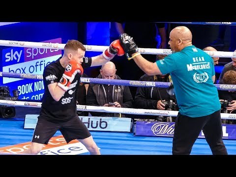 Sean McGoldrick PUBLIC WORKOUT | vs Edson Ramirez | Joshua vs Parker Undercard