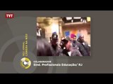 Jornalismo colaborativo: vídeo mostra agressão aos professores na Câmara de Vereadores do Rio