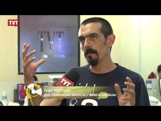 Central sindical uruguaia conquista canal de TV e conhece experiência da TVT