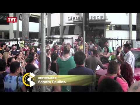 Professores protestam e vereadores de Arujá não votam projeto que retira direitos