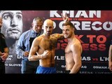 Tommy Coyle vs Masher Dodd WEIGH IN & FINAL FACE OFF!