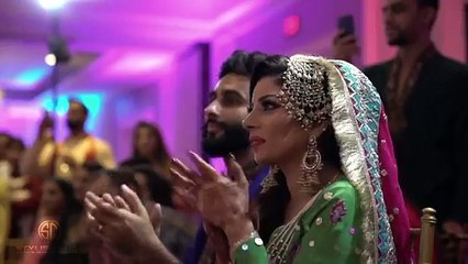 2018 Best Mehndi Dance Performance by Bride friends!