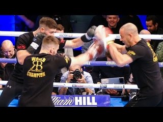 Josh Kelly and Ryan Burnett PUBLIC WORKOUT | Joshua vs Parker Undercard