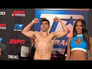 Carlos Adames vs Alejandro Barrera WEIGH IN