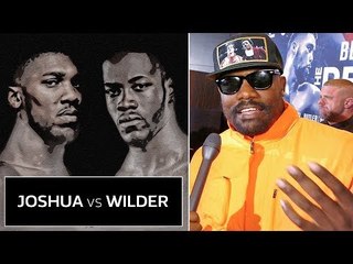Dereck Chisora BREAKDOWN Anthony Joshua vs Deontay Wilder & PICKS WINNER!