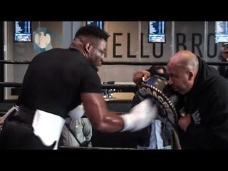 Big Baby Miller PUBLIC WORKOUT vs Johann Duhaupas