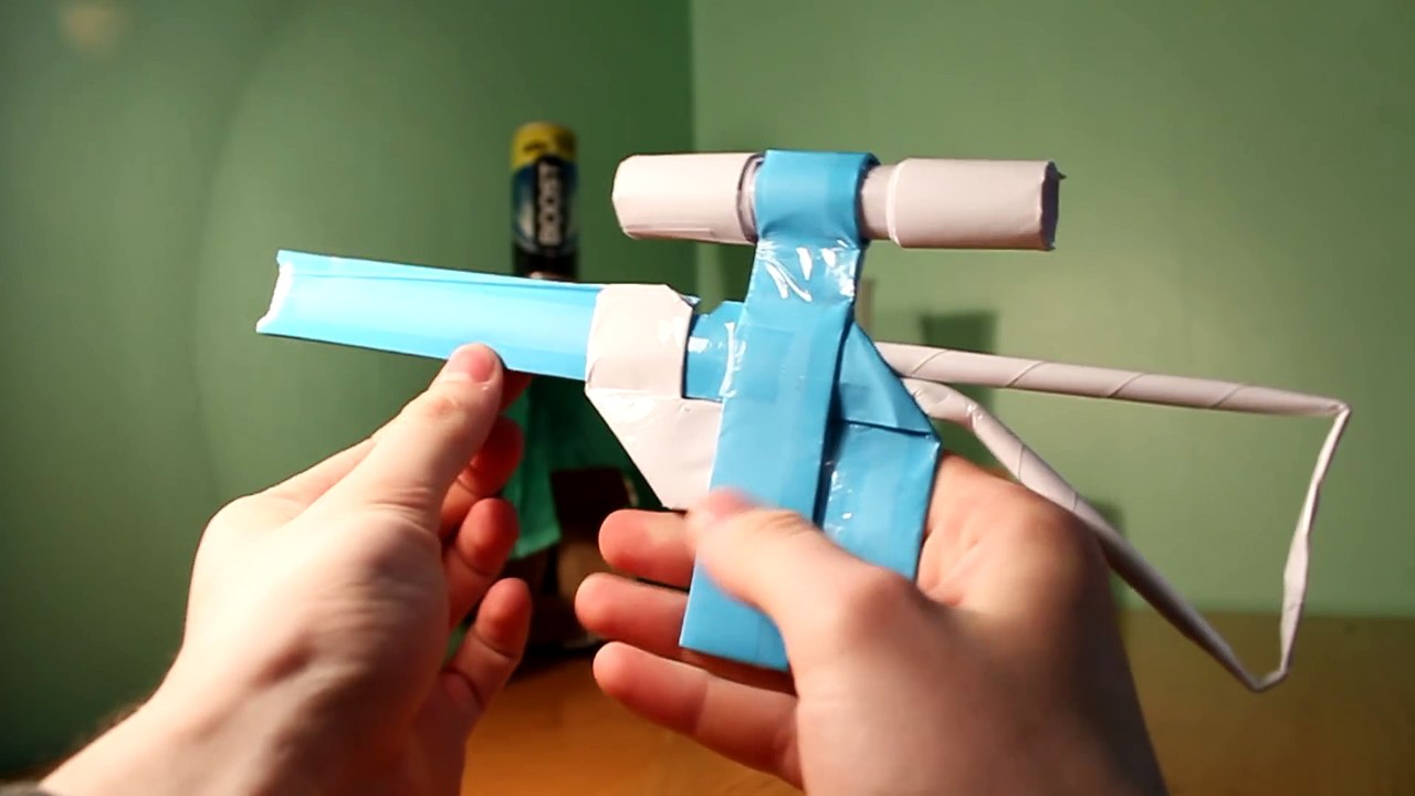 How to Make a Paper Sniper Rifle I Paper Gun