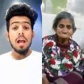 young boy and old women propose to each other - funny instagram video