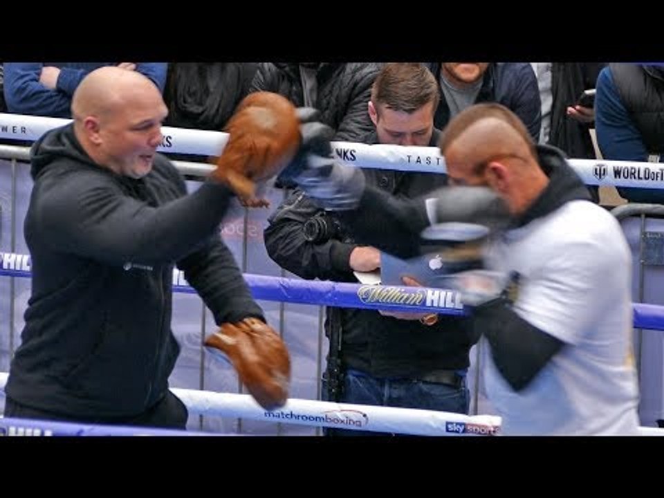 Kody Davies PUBLIC WORKOUT vs  Przemyslaw Gorgon | Bellew vs Haye 2