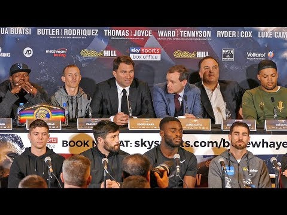 Tony Bellew vs David Haye Rematch UNDERCARD PRESS CONFERENCE