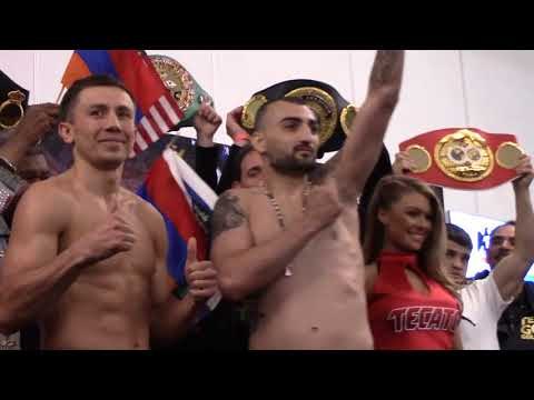 Gennady Golovkin (GGG) V Vanes Martirosyan WEIGH IN