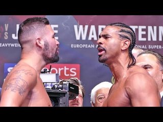 HEATED!! David Haye vs Tony Bellew FINAL FACE OFF at Weigh In | The Rematch