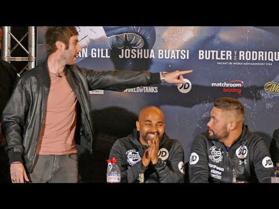 JAY from INBETWEENERS INTERRUPTS BELLEW vs HAYE PRESS CONFERENCE