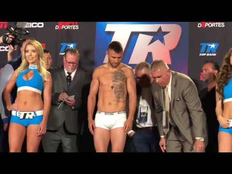 Vasyl Lomachenko vs Jorge Linares WEIGH IN