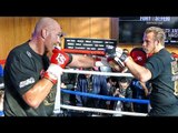 HE'S BACK! Tyson Fury FULL PUBLIC WORKOUT | SHOWS OFF HIS TALENT TO FANS!