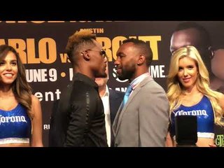 Jermell Charlo vs Austin Trout - FACE OFF & TRASH TALK