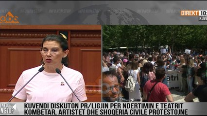 Pr/Ligji për prishjen e Teatrit, Kumbaro: Gjendje emergjence, ajo godinë nuk i qendron me kohes