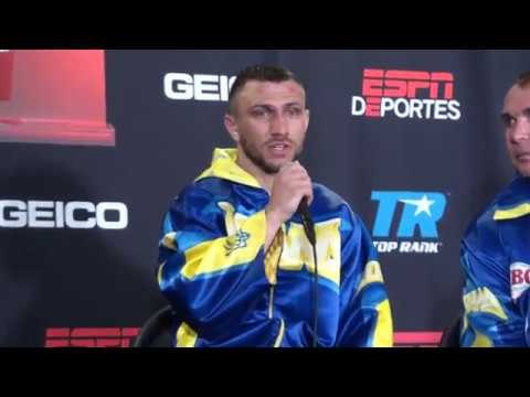 Vasyl Lomachenko vs Jorge Linares - POST FIGHT PRESS CONFERENCE