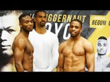 Linus Udofia RIPPED TO SHREDS as David Haye looks on