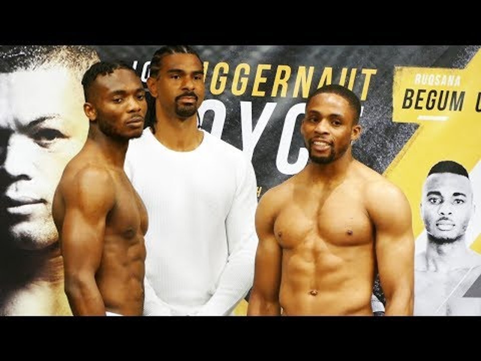 Linus Udofia RIPPED TO SHREDS as David Haye looks on