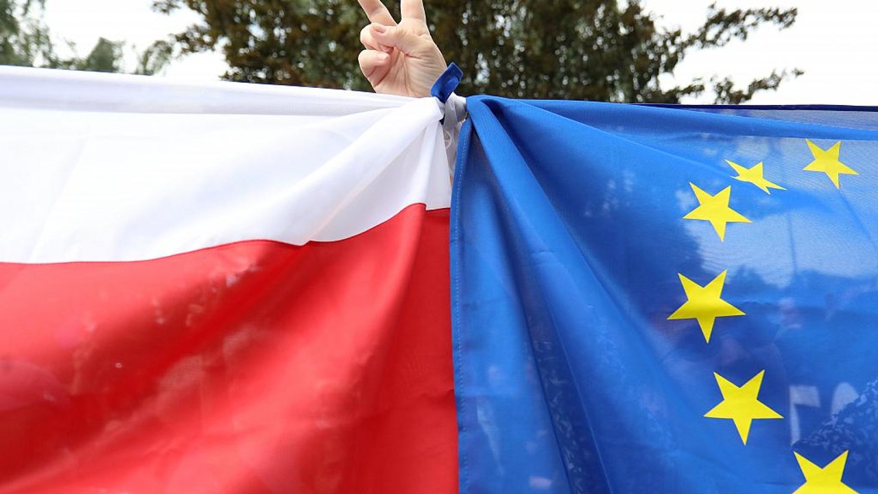 Protest gegen Justizreform in Polen - auch Kritik von EU