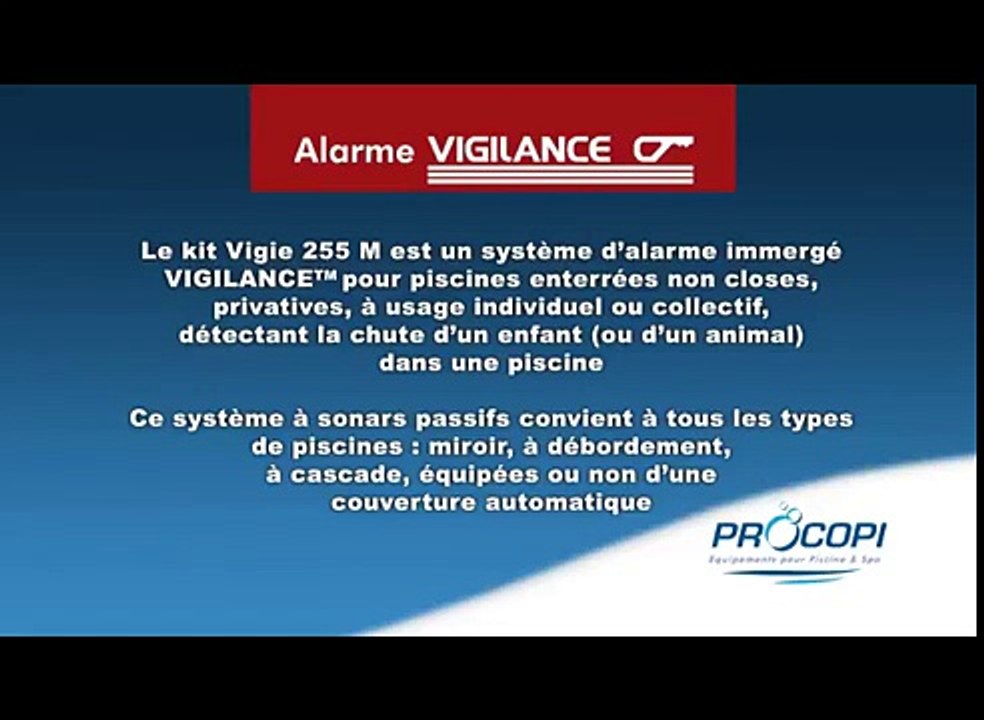 L'alarme Kit Vigie 255 M de Procopi