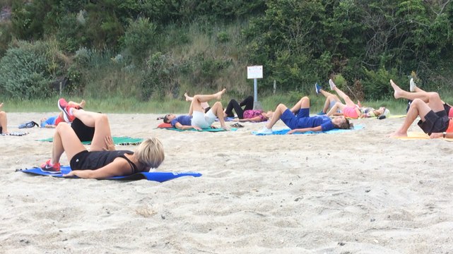 Réveil musculaire sur la plage du Plat Gousset