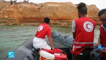 الهلال الأحمر الليبي ينتشل جثث المهاجرين الغرقى في المتوسط