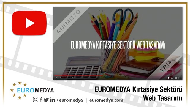 EUROMEDYA Kırtasiye Sektorü Web Tasarımı