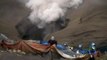 On Indonesia's Mount Bromo, tribes throw religious offerings into an active volcano