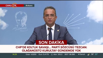 CHP Sözcüsü Bülent Tezcan