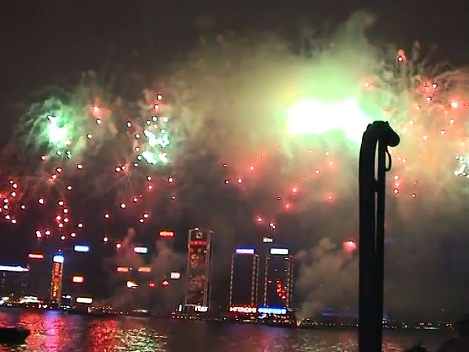 Hong Kong Chinese New Year Fireworks 2009