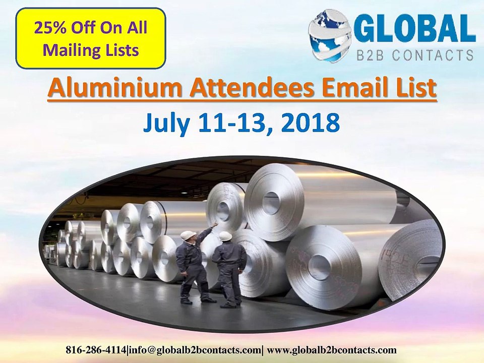 Aluminum Attendees Email List