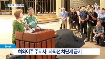 피부보다 산호가 더 중요…하와이 ‘선크림 금지’