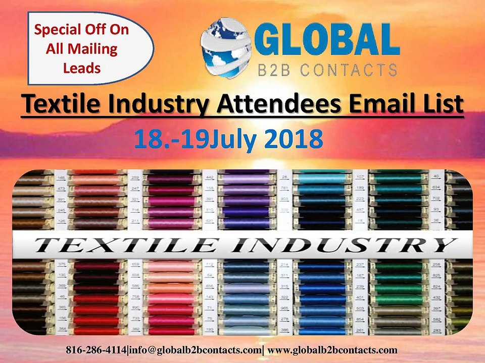 Textile Industry Attendees Email List