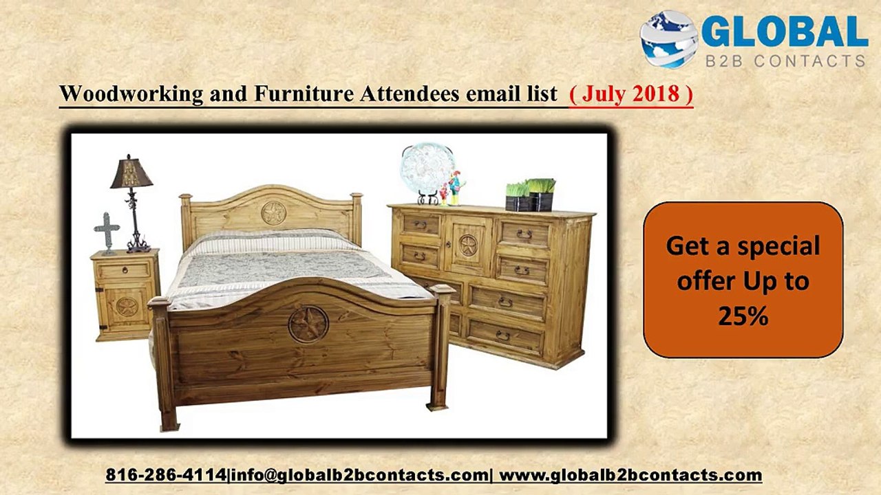 Woodworking and Furniture Attendees email list