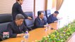 N. Korea's Kim Yong-chol greets S. Korean officials on behalf of Kim Jong-un