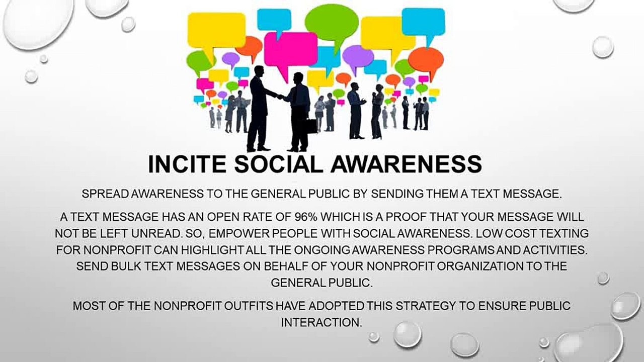 TEXT MESSAGING FOR NON-PROFIT ORGANIZATIONS