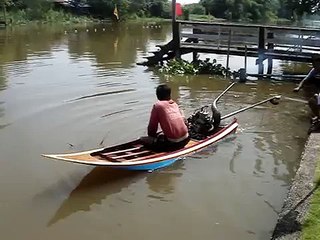 Longtail 150cc boat in Thailand Start Up and Test - john-tom.com