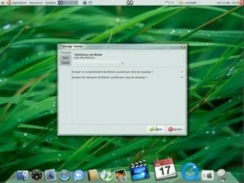 Cairo dock - Exemples Themes (dont MacOS X Leopard)