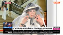 EXCLU - Geneviève de Fontenay lance un appel aux médias: 