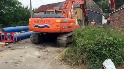 Hyon: chantier SWDE controversé rue Maurice Flamant