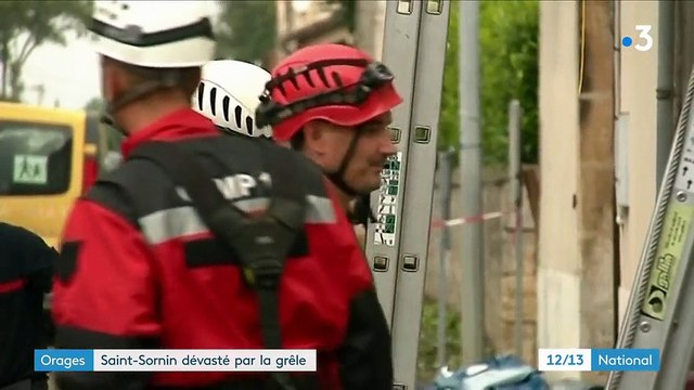 Orages : Saint-Sornin dévasté par la grêle