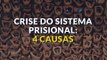 4 CAUSAS PARA A CRISE DO SISTEMA PRISIONAL BRASILEIRO