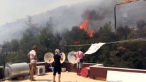 Bodrum'da otluk ve makilik alanda yangın (3) - MUĞLA