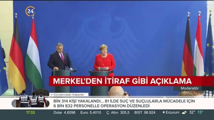 Merkel'den itiraf: Türkiye'yi mülteci konusunda ihmal ettik