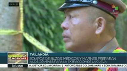 Tailandia: se preparan para rescatar a niños atrapados en cueva